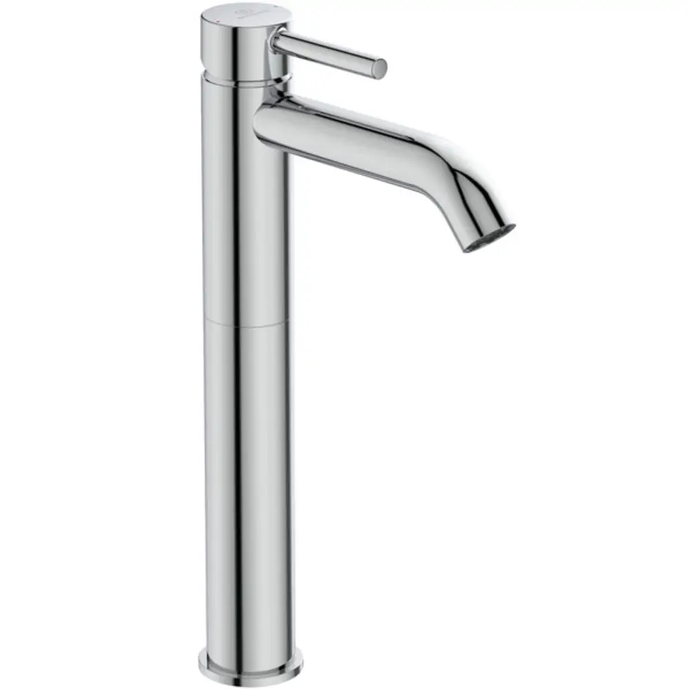 Waschtischarmatur von Ideal Standard in verchromtem Finish, mit hebelbetätigtem Auslauf und modernem Design für Badezimmer.